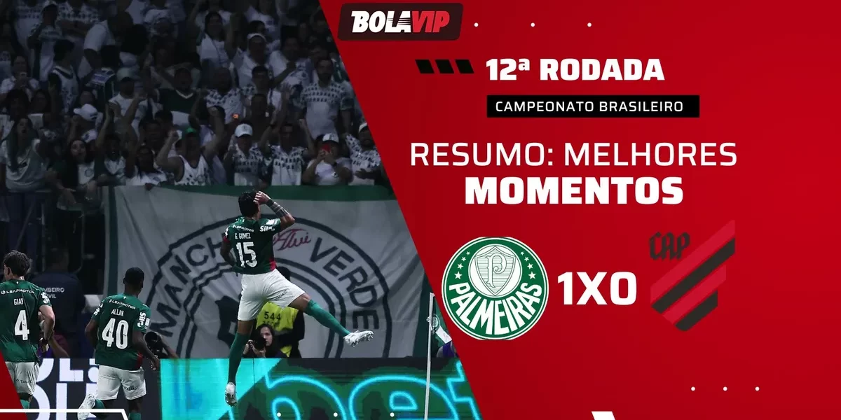Palmeiras vence Athletico-PR e mantém liderança folgada