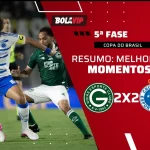 Cruzeiro vira, mas cede empate ao Goiás nos acréscimos pela Copa do Brasil