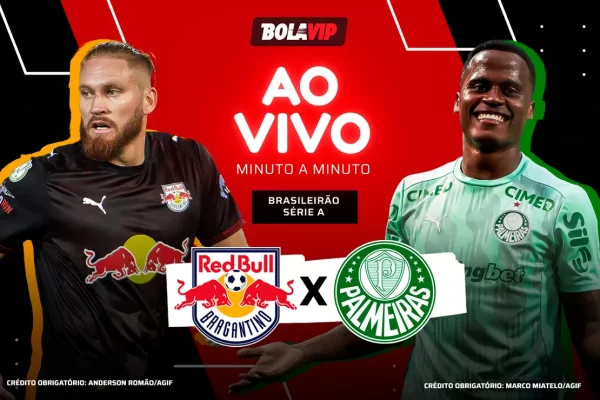 Bragantino 0x1 Palmeiras: Flaco Lopez abre o placar no Brasileirão 2026
