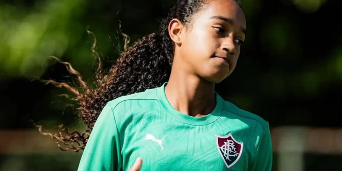 Aos 13 anos, Manu Teixeira brilha no Flu: ‘Parece um sonho’
