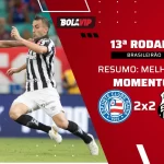 Bahia e Santos empatam em jogo eletrizante na Fonte Nova pelo Brasileirão