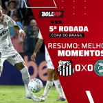 Santos e Coritiba ficam no 0 a 0: jogo morno na Vila Belmiro pela Copa do Brasil