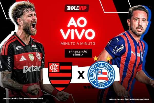 Flamengo 2 x 0 Bahia: Mengão mantém vice-liderança com vitória no Maracanã