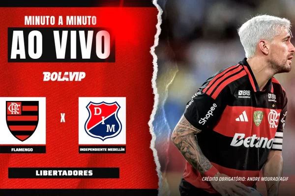 Flamengo x Medellín AO VIVO: Onde assistir e acompanhar a Libertadores