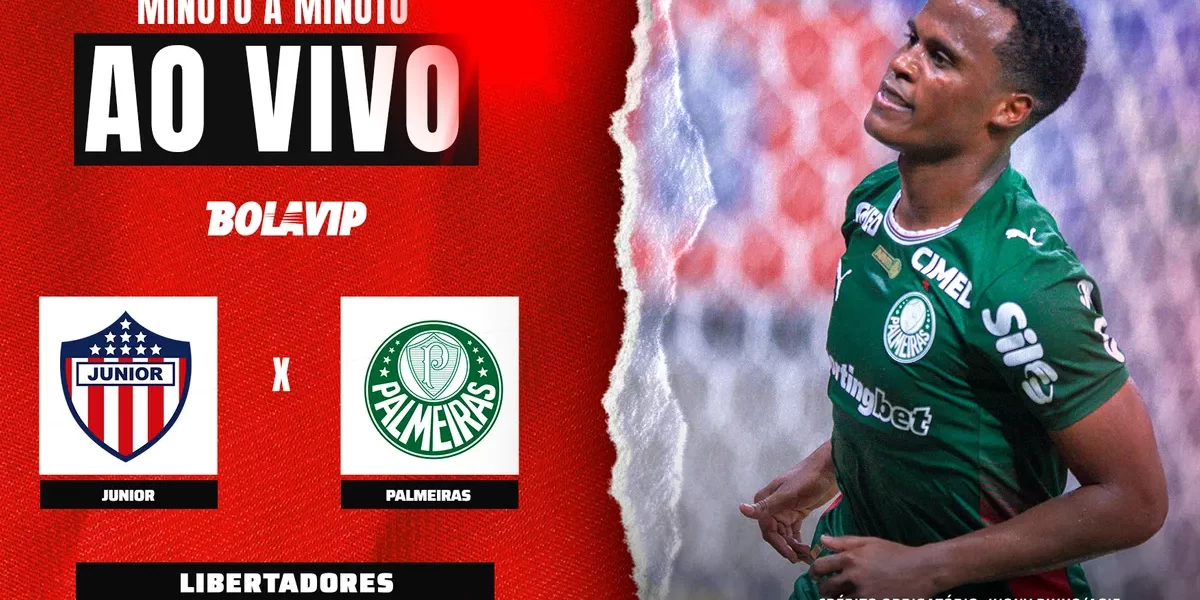 Junior Barranquilla 1×1 Palmeiras AO VIVO: Téo Gutiérrez e Sosa marcam