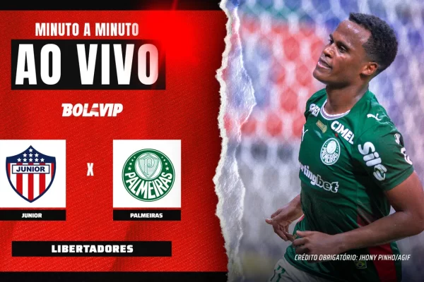 Junior Barranquilla 1×1 Palmeiras AO VIVO: Téo Gutiérrez e Sosa marcam