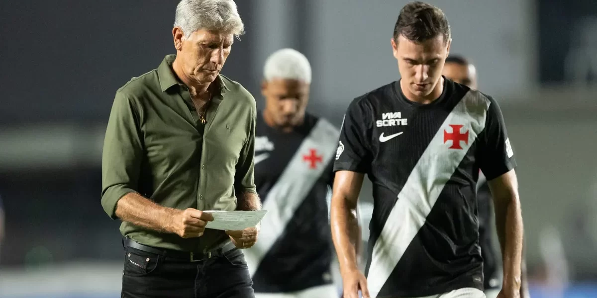 Vasco repete crise e Renato Gaúcho vive instabilidade
