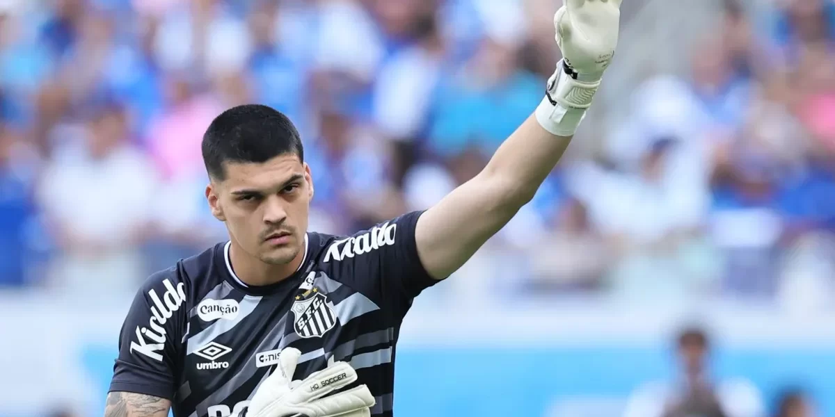 Gabriel Brazão assume culpa após derrota do Santos na Sul-Americana