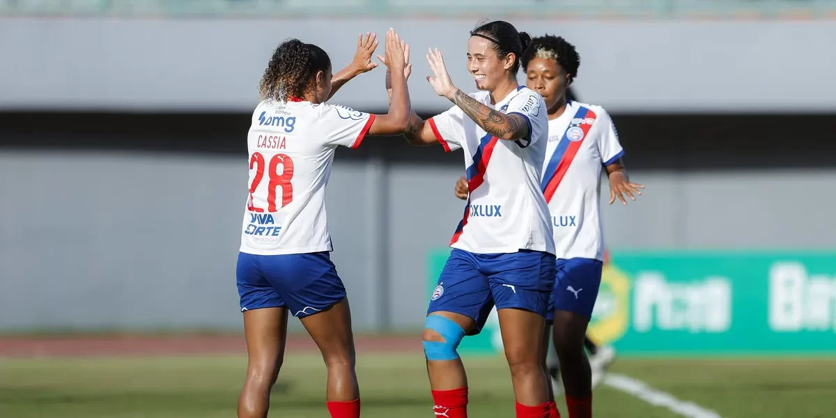 Bahia atropela América-MG e cola na liderança do Brasileirão Feminino
