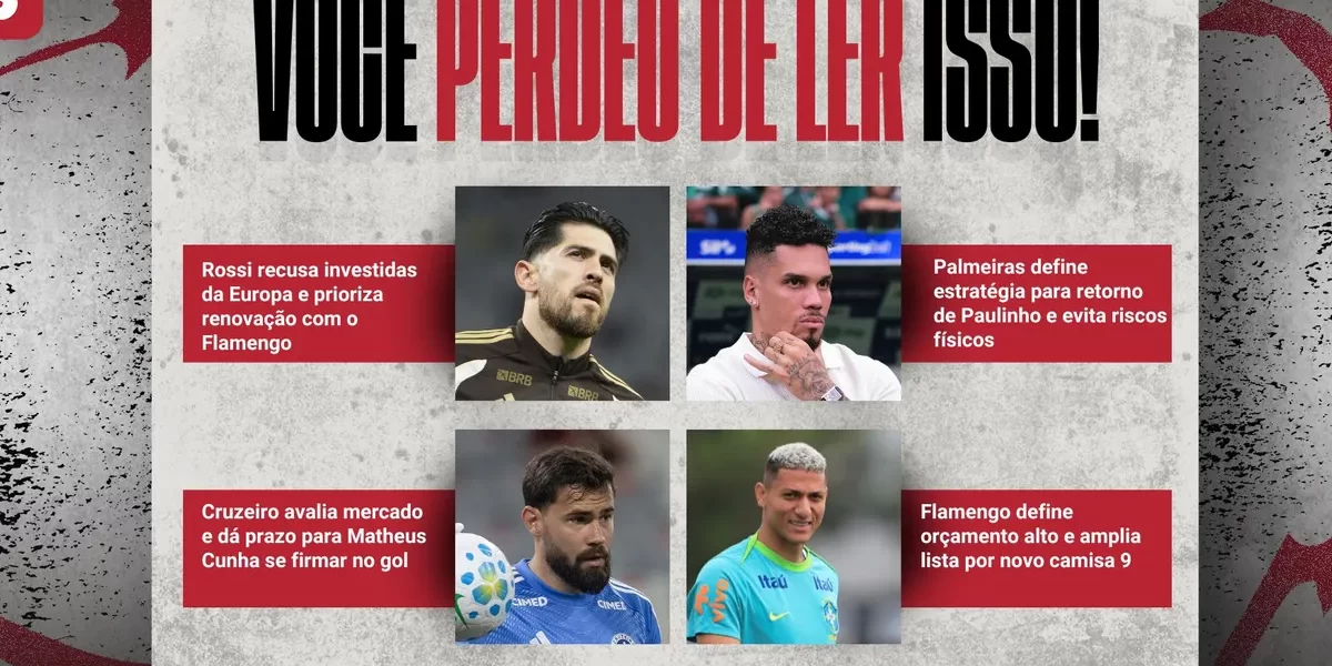 Bastidores da Bola: As Notícias que Você Não Viu na Semana