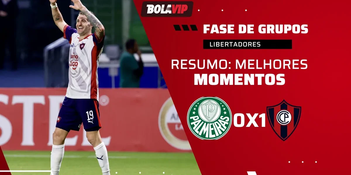 Palmeiras vacila, perde para Cerro Porteño e adia classificação na Libertadores