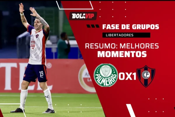 Palmeiras vacila, perde para Cerro Porteño e adia classificação na Libertadores