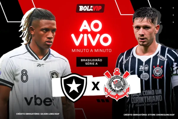 Botafogo vence Corinthians por 2 a 1 em jogo eletrizante no Nilton Santos