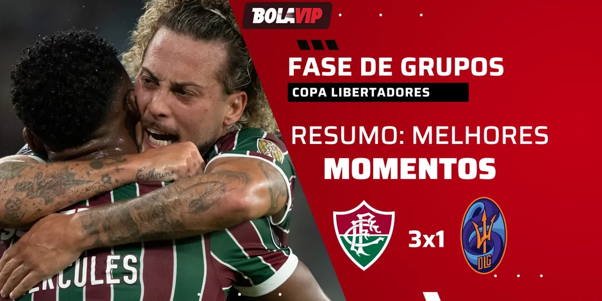 Fluminense 3×1 La Guaira: classificação dramática com ajuda argentina