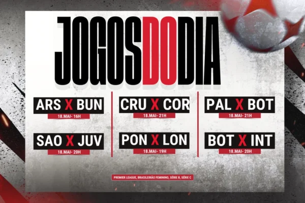 Futebol Hoje (18/05): Onde Assistir aos Jogos ao Vivo
