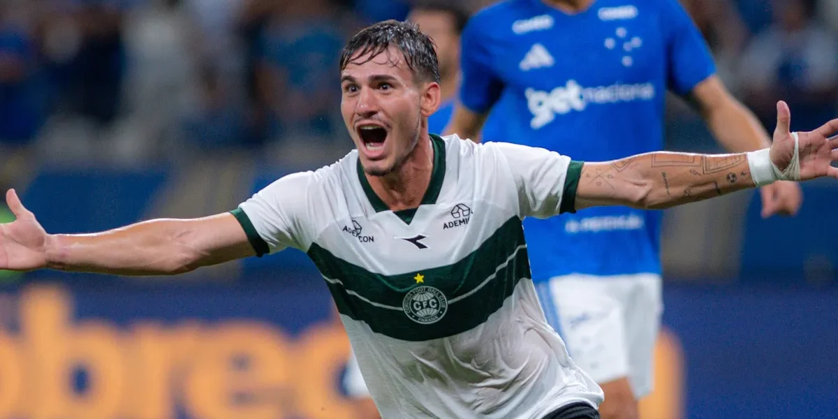 Joaquín Lavega brilha no Coritiba e vira vice-artilheiro do time