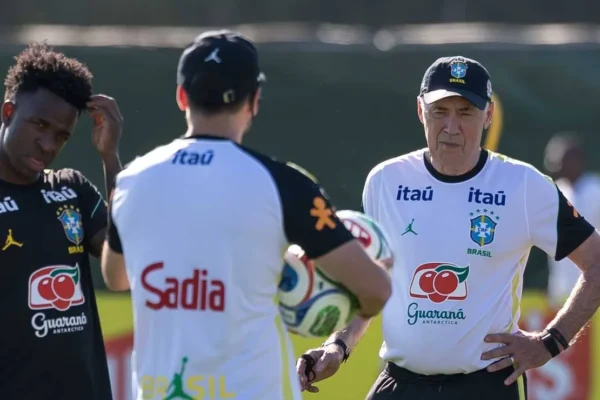 Ancelotti aperta o cerco: treinos intensos e foco total na tática do Brasil