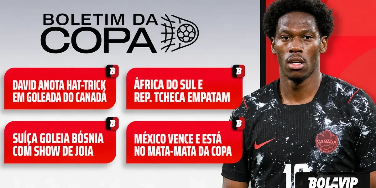Canadá atropela com hat-trick de Jonathan David e México já está nas oitavas