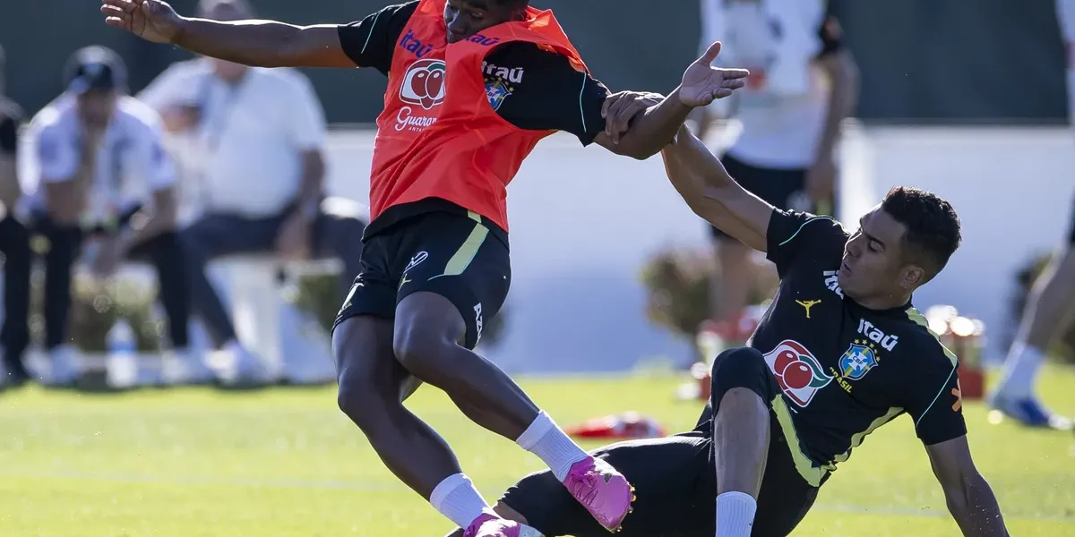 Casemiro em Endrick: normal na Seleção, polêmica só na arquibancada