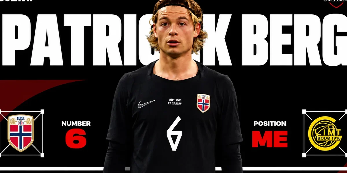 Patrick Berg: o volante norueguês que brilhou com Haaland e custa só R$ 48 milhões