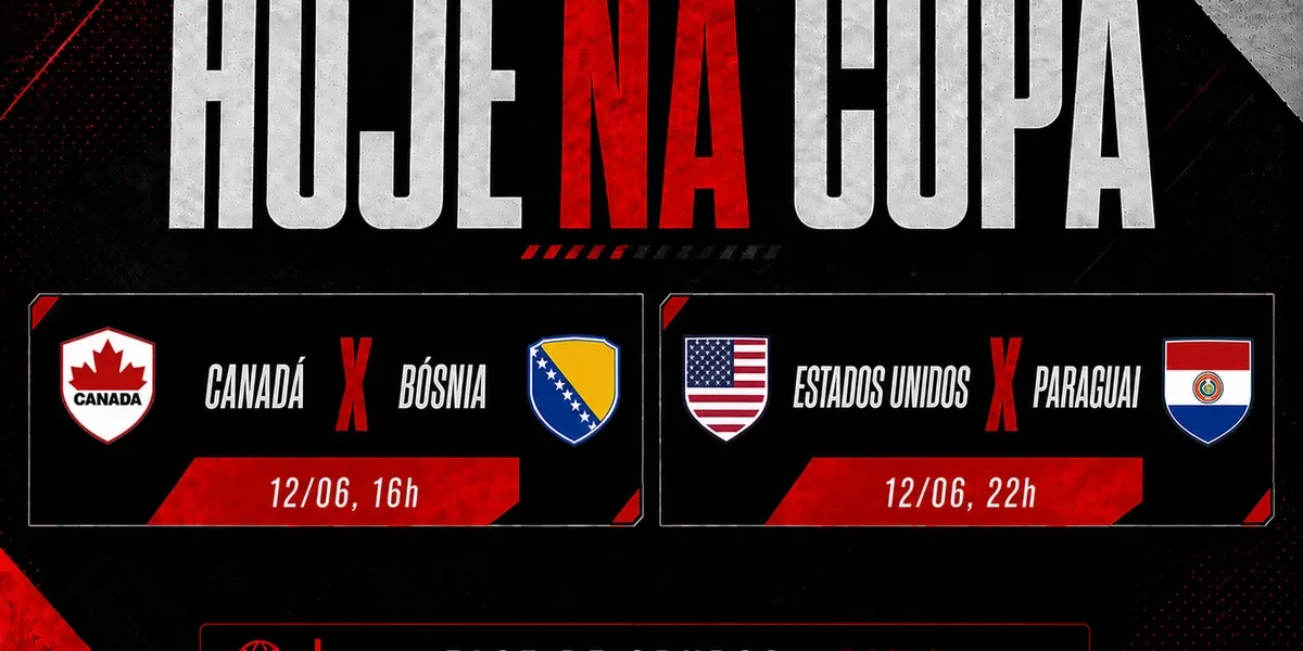 Copa do Mundo 2026: EUA, Paraguai, Canadá e Bósnia estreiam nesta sexta