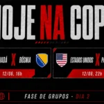 Copa do Mundo 2026: EUA, Paraguai, Canadá e Bósnia estreiam nesta sexta