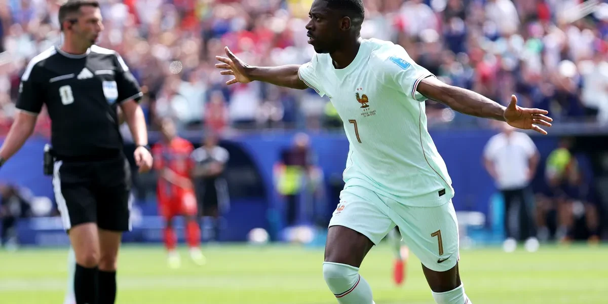 Dembélé iguala Mbappé e Fontaine em feito raro pela França na Copa
