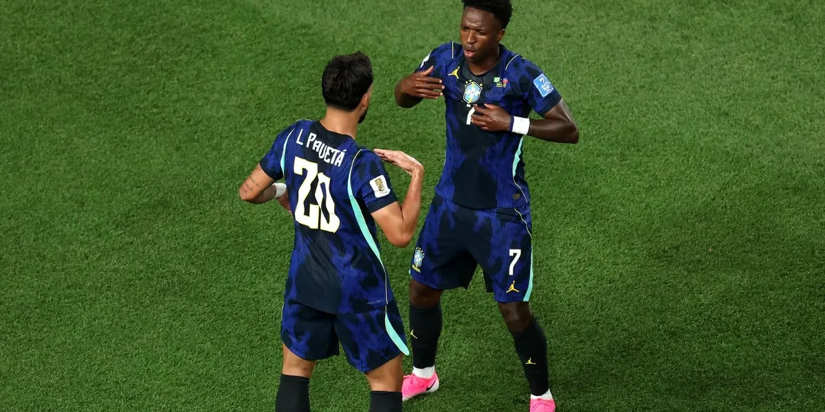 Vini Jr. e Paquetá: A dupla do Flamengo que brilhou na Copa