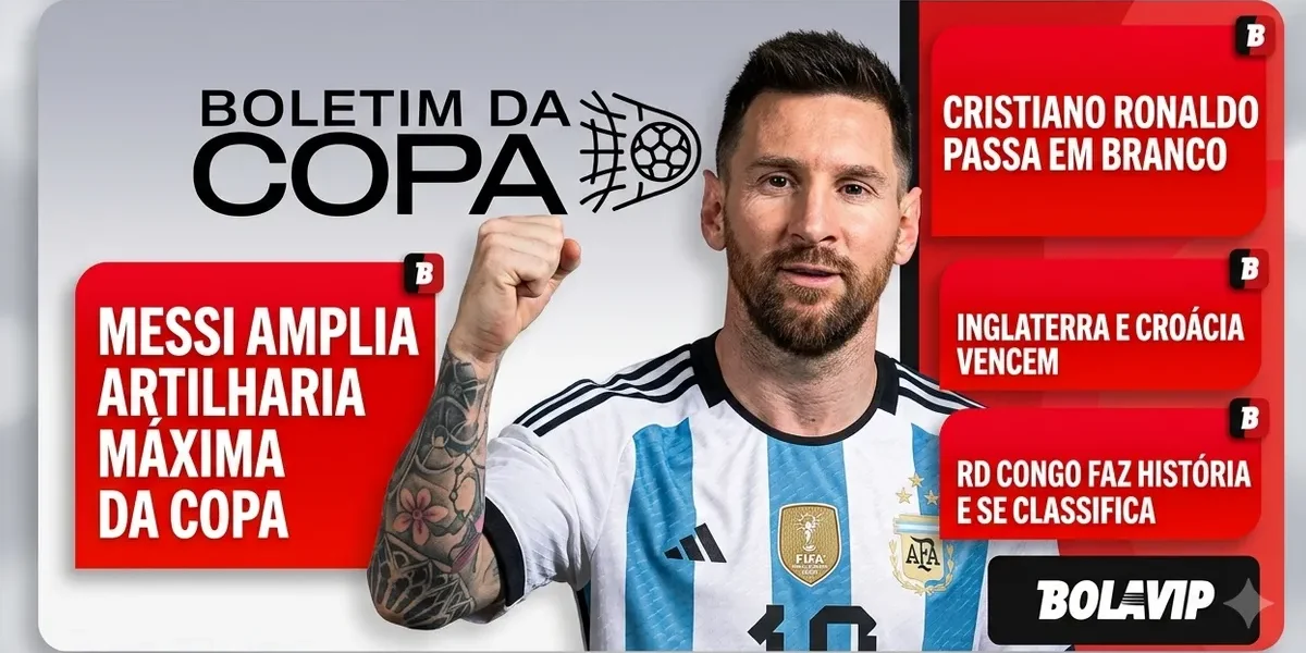Messi quebra recorde, RD Congo faz história e CR7 fica devendo; resumo da Copa