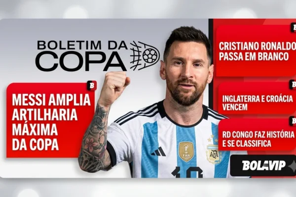 Messi quebra recorde, RD Congo faz história e CR7 fica devendo; resumo da Copa
