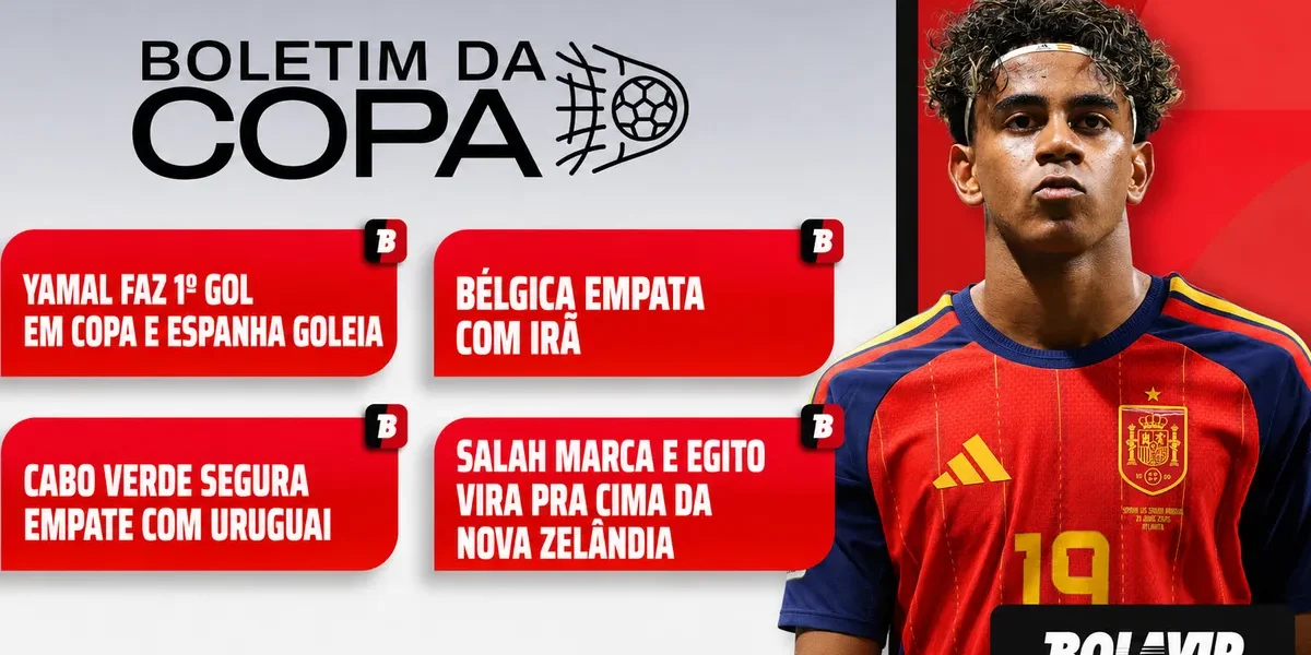 Espanha goleia, Cabo Verde segura Uruguai e Egito vence: resumo da Copa