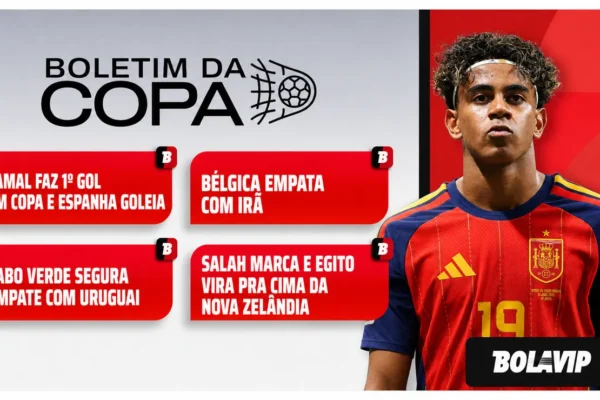 Espanha goleia, Cabo Verde segura Uruguai e Egito vence: resumo da Copa