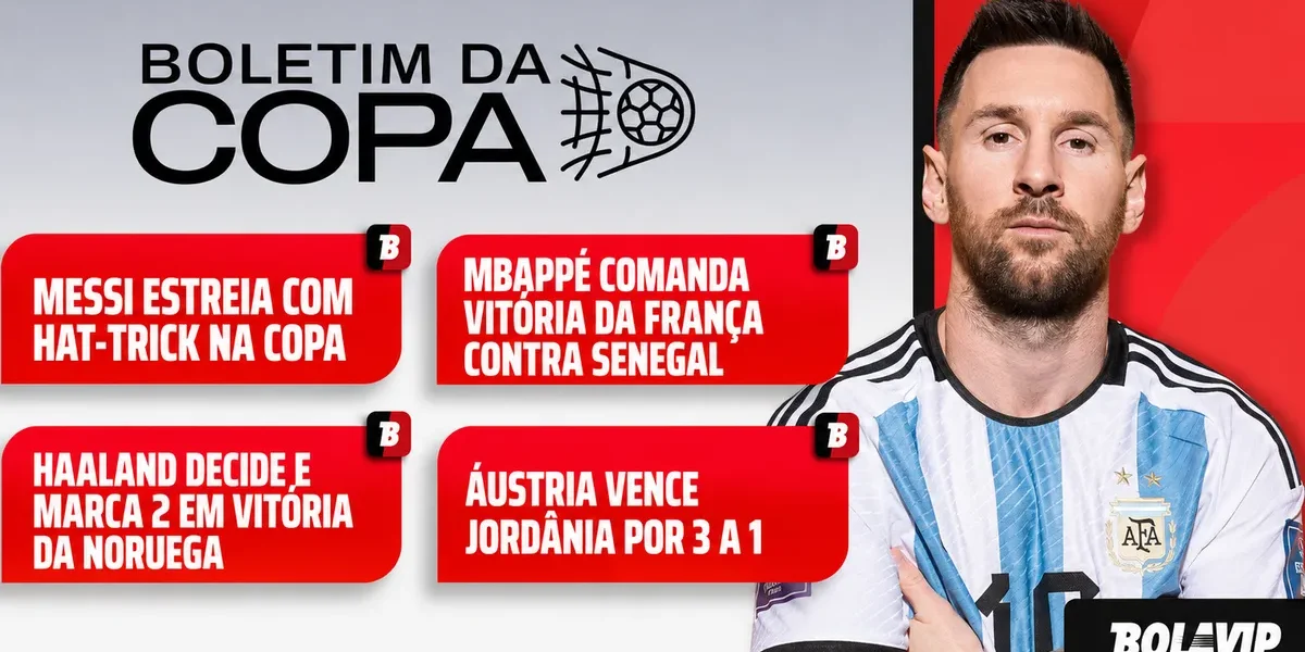 Messi, Mbappé e Haaland brilham e agitam a Copa do Mundo; veja o resumo
