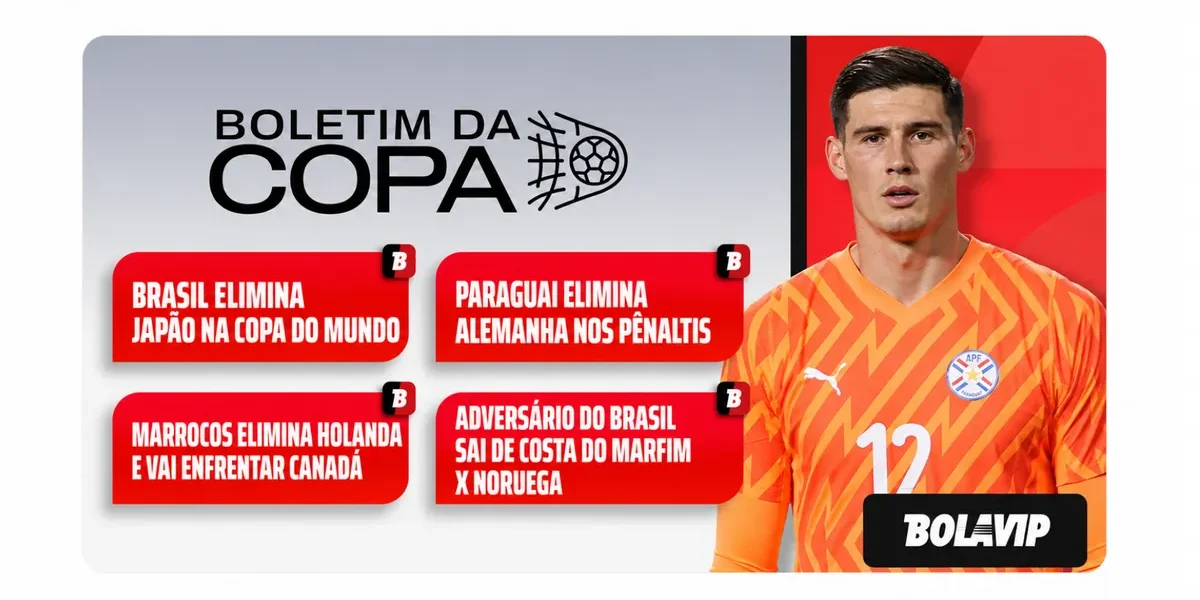 Brasil avança, Paraguai faz história e Marrocos elimina Holanda na Copa