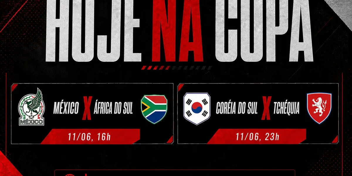 México x África do Sul abre a Copa 2026: horários e onde ver ao vivo