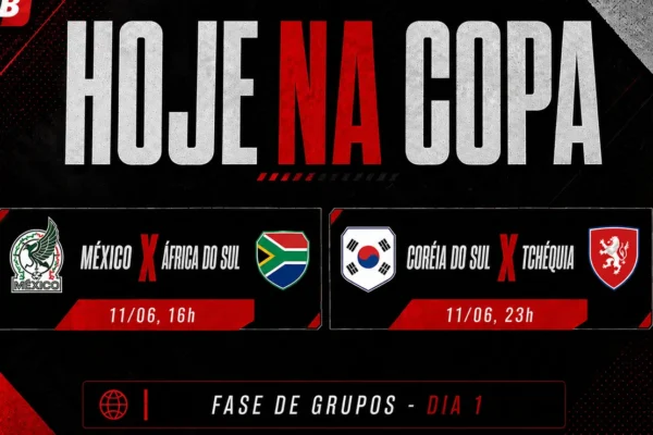 México x África do Sul abre a Copa 2026: horários e onde ver ao vivo
