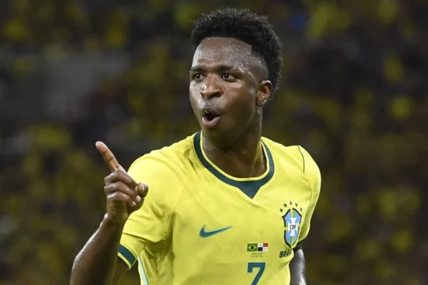Vini Jr surge como forte candidato à Chuteira de Ouro na Copa, segundo a BBC