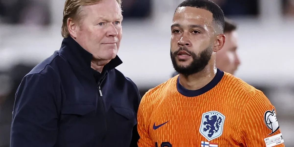 Memphis Depay e Koeman: papo longo na Holanda; futuro no Corinthians é incerto