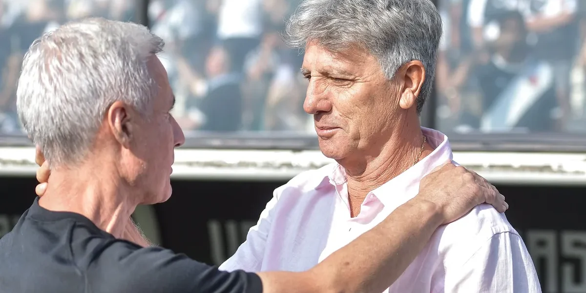 Pressão em Luís Castro: Renato Portaluppi volta a ser cogitado no Grêmio