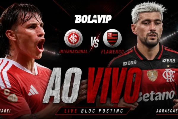 Flamengo arranca empate com Internacional no Beira-Rio: 1 a 1