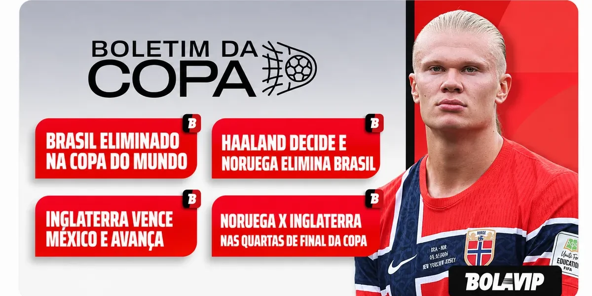 Haaland elimina o Brasil e Inglaterra despacha o México; resumo da Copa