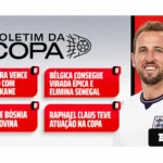Bélgica e Inglaterra viram e avançam; EUA elimina Bósnia na Copa