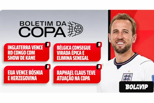 Bélgica e Inglaterra viram e avançam; EUA elimina Bósnia na Copa