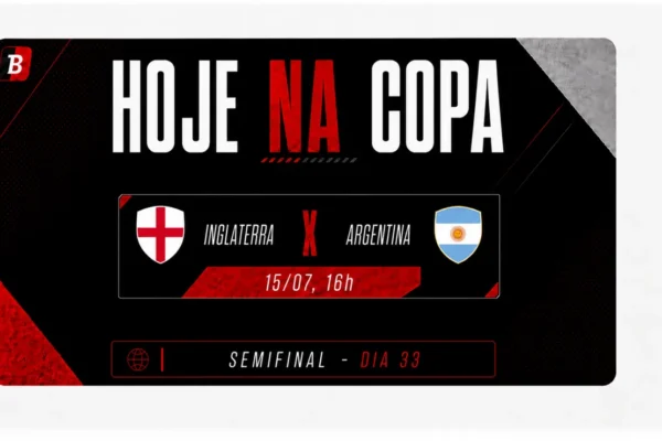 Inglaterra x Argentina: Semifinal da Copa 2026 define finalista; veja onde assistir