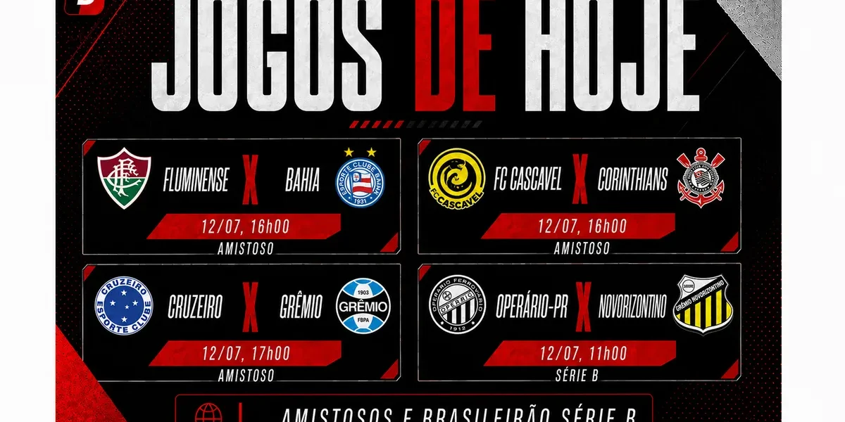 Domingo de clássicos: Fluminense, Corinthians e Cruzeiro em campo; veja onde assistir