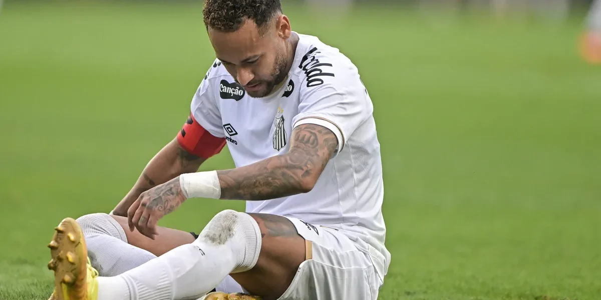 Neymar vira dúvida para Corinthians x Santos após ser cortado de treino por gripe