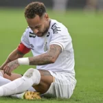 Neymar vira dúvida para Corinthians x Santos após ser cortado de treino por gripe