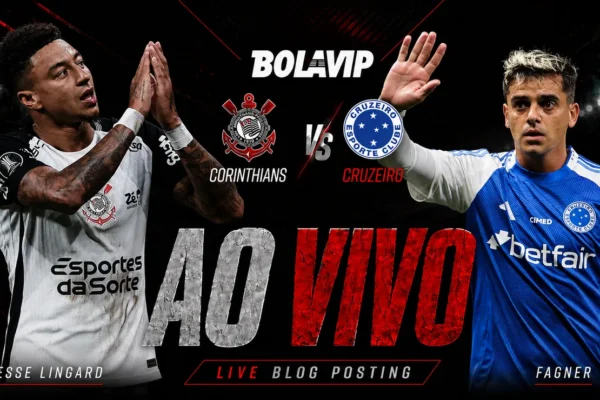 Corinthians x Cruzeiro: 0 a 1 no Intervalo — Acompanhe o Minuto a Minuto no Brasileirão
