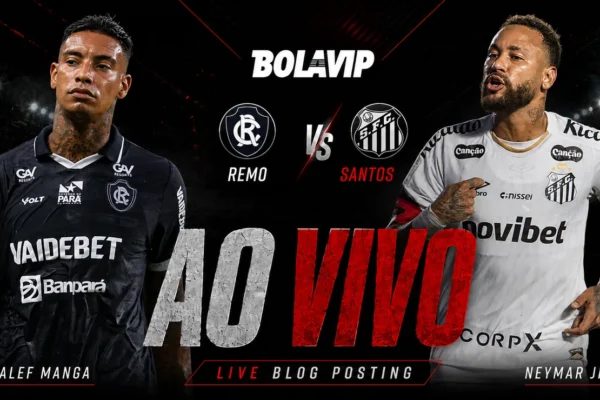 Remo 0 x 1 Santos: Neymar e Rony carimbam vaga nas quartas da Copa do Brasil