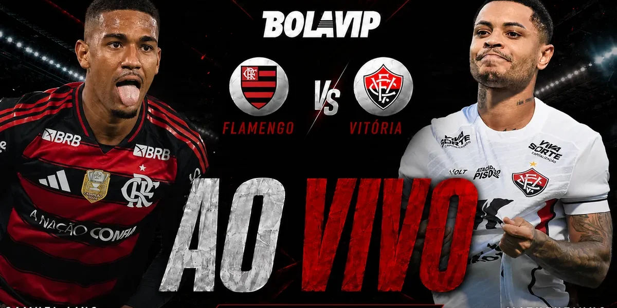 Flamengo vence Vitória por 2 a 0 no Maracanã e segue firme no Brasileirão